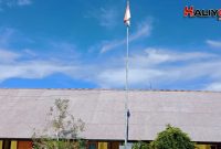 Bendera Merah Putih Berkibar Selama 3 Bulan Di Desa Suma (foto : Asbar/Haliyora.com)