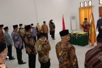 Bupati Pulau Taliabu Aliong Mus melantik 10 pejabat eselon II menjadi pejabat definitif