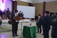 Bupati Halmahera Selatan Usman Sidik melantik Saiful Turuy sebagai Sekda Kabupaten Halmahera Selatan