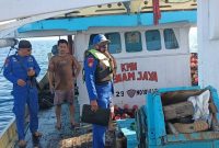 Markas Unit Polairud Taliabu menangkap kembali satu kapal nelayan asal Kendari Sulawesi tenggara