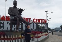 Ketua DPR RI Puan Maharani meresmikan Monumen Soekarno di Kabupaten Morotai, Maluku Utara