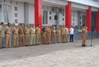 Hari Pertama Berkantor, Bupati, Wakil Bupati dan Sekda Morotai Tidak Berada di Tempat, Apel di Pimpin Kaban BKD