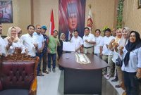 DPD Gerindra Provinsi Maluku Utara melakukan penandatanganan Nota Kesepahaman bersama media