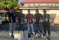 Satgas Gakkum Subsatgas Reskrim Polres Halmahera Utara mengamankan puluhan kantong minuman keras (Miras) jenis Cap Tikus