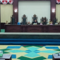 Sidang paripurna DPRD Kabupaten Kepulauan Sila dengan agenda Pemberhentian Unsur Pimpinan DPRD Sisa Masa Jabatan 2019-2024.
