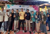 Workshop dan pelatihan menulis yang digelar Rumah Baca Kreatif (RBK) Perpustakaan Desa Yayasan Kabupaten Pulau Morotai.