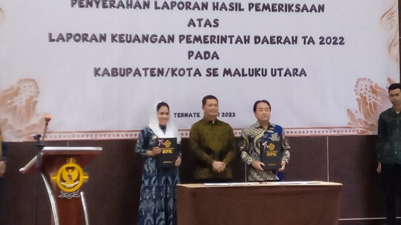 Kabupaten Kepulauan Sula kembali meraih Opini Wajar Tanpa Pengecualian (WTP) dari Badan Pemeriksaan Keuangan (BPK) RI Perwakilan Maluku Utara 