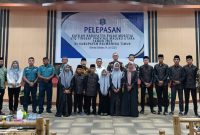 Pj Bupati M. Umar Ali melepas kontingen STQ Kabupaten Pulau Morotai yang mengikuti seleksi STQ tingkat Provinsi Maluku Utara ke 27 di Maba, Kabupaten Halmahera Timur.