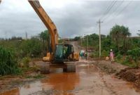 Desa Kawasi, Kecamatan Obi, terkena dampak banjir pada Jum'at 16 Juni 2023