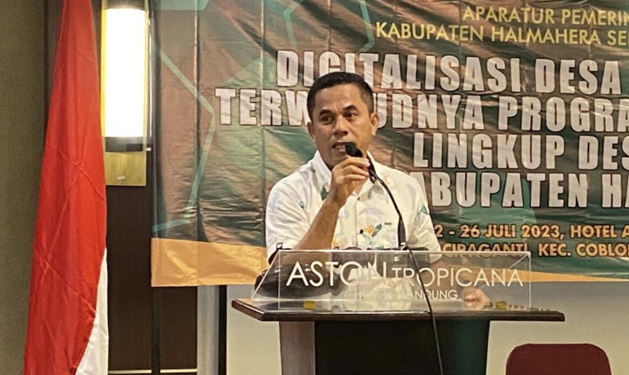 Tegas, Kepala Dinas PMD Halsel Minta Kades Tunjukkan Kualitas Diri Usai Stuban