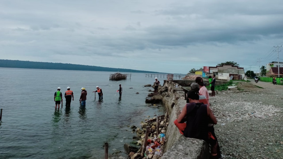 Talud Penahan Ombak Desa Laiwui Obi Akan Dibangun, Pemprov Malut Diapresiasi
