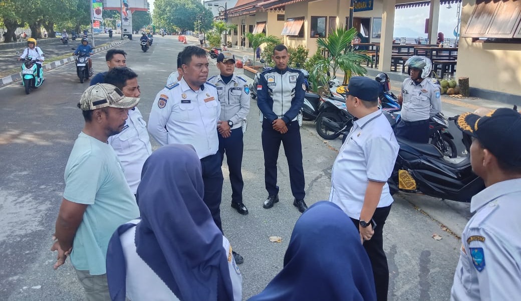 Dishub Ternate Mulai Tata Parkiran Kawasan Kuliner Pandara Kananga