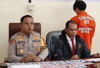 Tim Buser Sat Narkoba Polres Halmahera Selatan, berhasil meringkus satu (1) pelaku pengedar obat keras tanpa izin