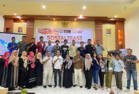 Bawaslu Pulau Morotai menggelar sosialisasi pengawasan Pemilu partisipatif 2024, yang berlangsung di Perdana Hotel, Sabtu (10/2/2024)