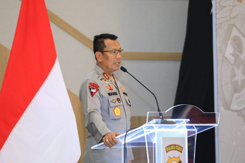 Kapolda Maluku Utara, Irjen Pol. Waris Agono.
