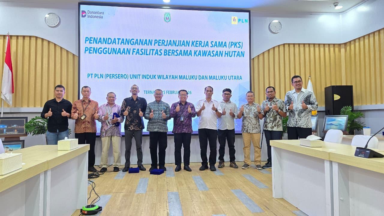 Kolaborasi PLN dan PBPH Percepat Pembangunan Jaringan Listrik Desa di Maluku Utara