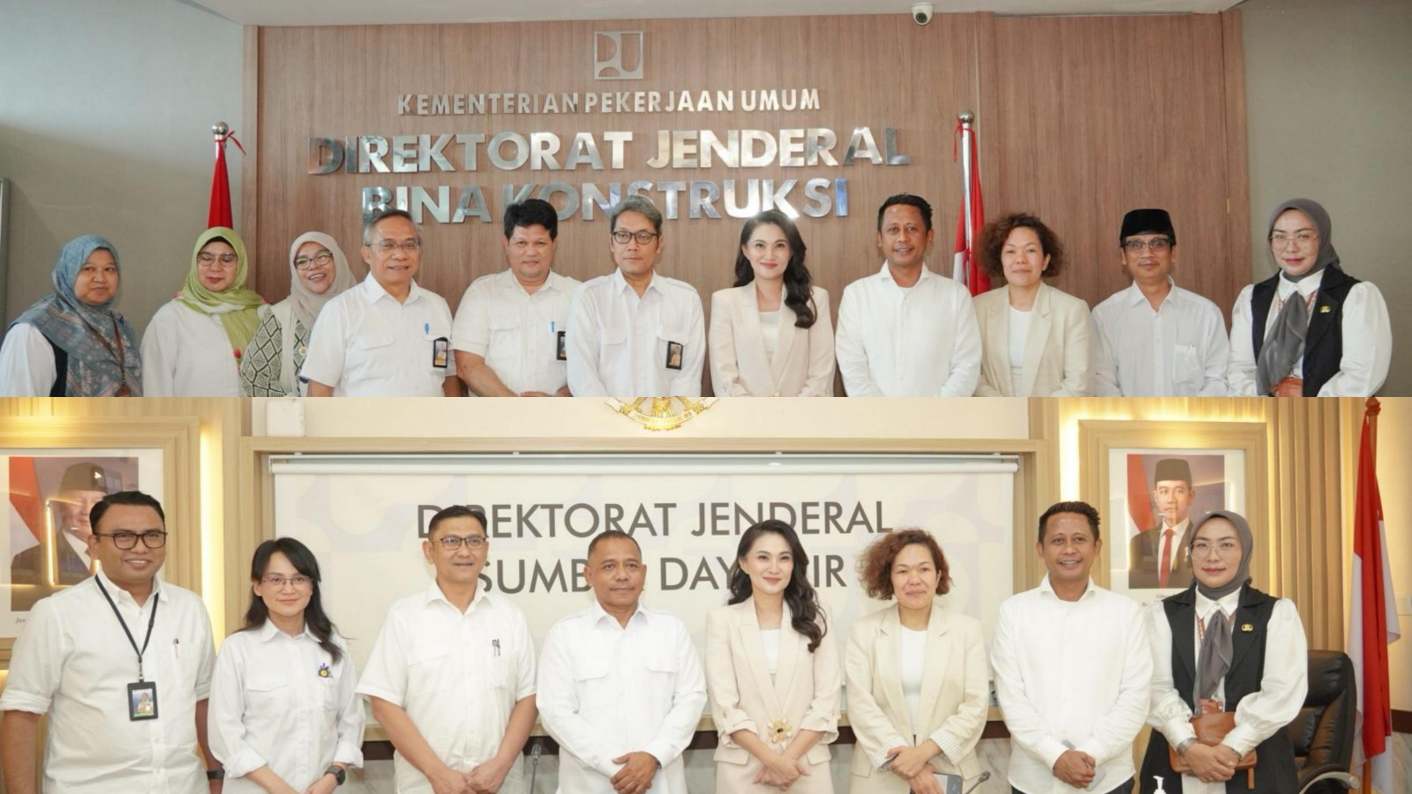 Infrastruktur Maluku Utara Dikebut, Gubernur Sherly Temui 4 Dirjen Kementerian PUPR